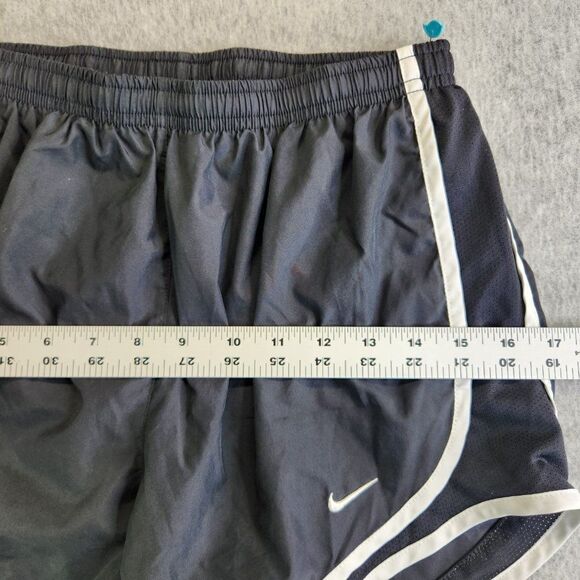 Nike Running Shorts Womens Small Black Dri Fit Built In Brief Mesh Panels - Picture 9 of 16
